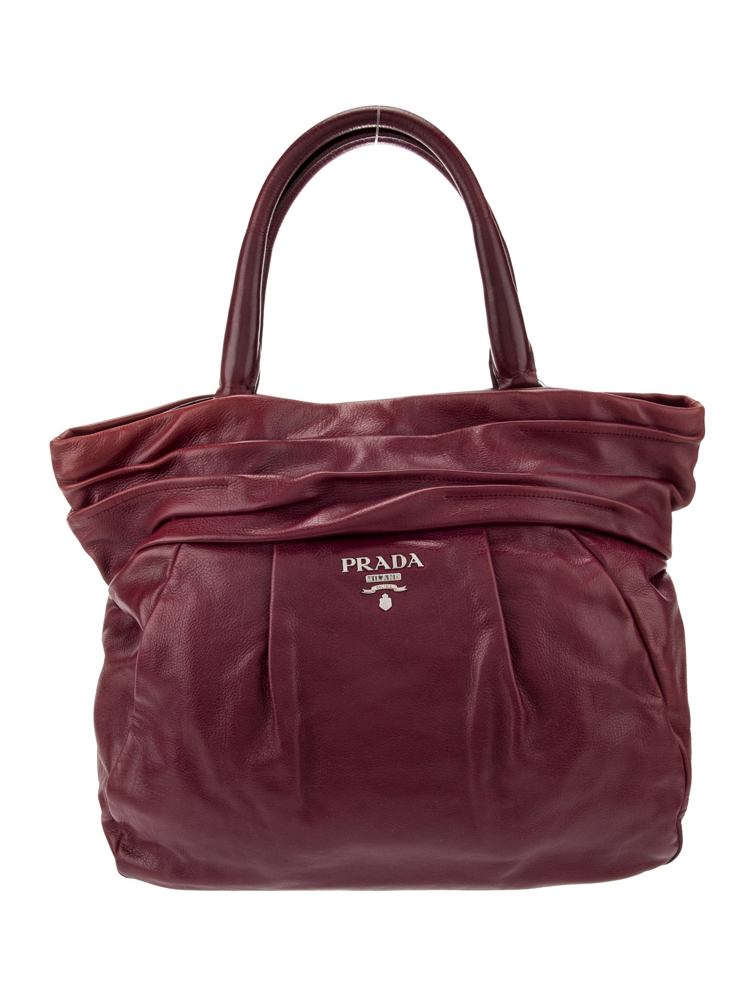 Prada Leather Top Handle Bag